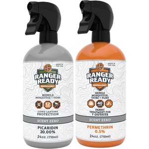 image:imageRanger Ready Repellents P2Pak Permethrin  Picaridin 20 Tick amp Insect Repellent Scent Zero 24 Fl Oz Pack of 224 Fl Oz Pack of 2