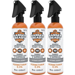 image:imageRanger Ready Repellents Permethrin Spray for Clothes and Outdoor Gear  Permethrin Insect amp Tick Repellent  Scent Zero 24 fl oz Pack of 18 Fl Oz Pack of 3