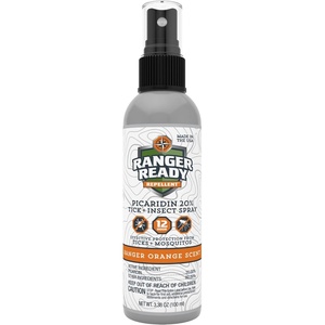 image:imageRanger Ready Repellents Picaridin Insect Repellent Spray with Scent Zero  Mosquito Repellent and Tick Spray 8 oz Pack of 1Ranger Orange