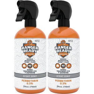 image:imageRanger Ready Permethrin Spray for Clothes and Outdoor Gear  Permethrin Insect amp Tick Repellent  Scent Zero 8oz Pack of 324 Fl Oz Pack of 2